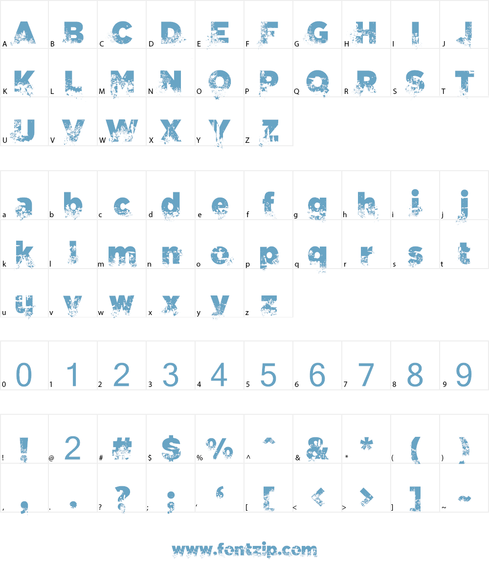 C.A. Gatintas Font Character
